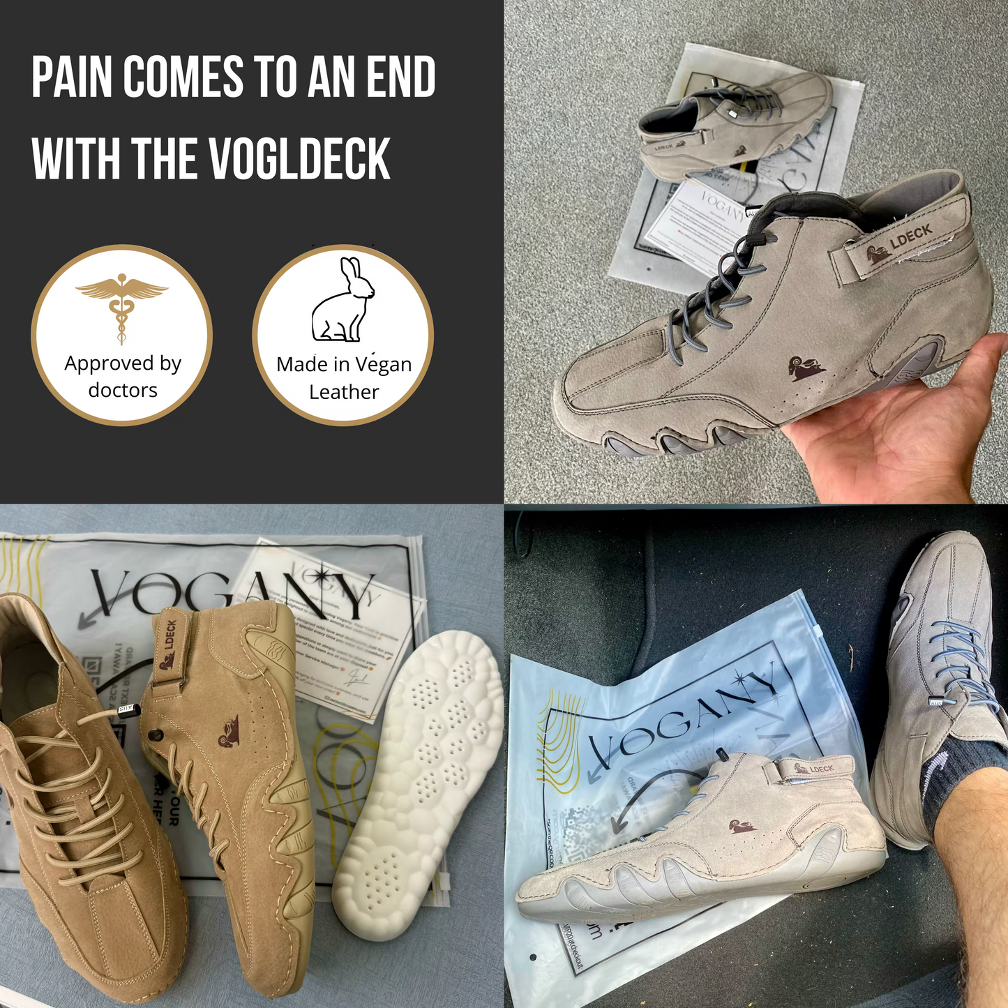 VogLDeck - أحذية طبية impermeables و قابلة للتنفس 