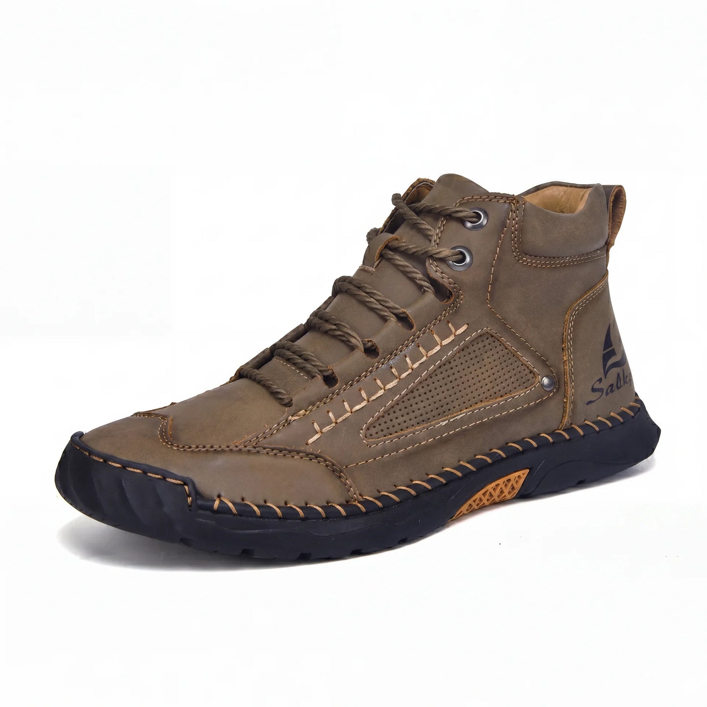 VogSalkin 2.0 - Barfußstiefel für jedes Terrain mit vulkanisierter Sohle und wasserdichtem veganem Leder 